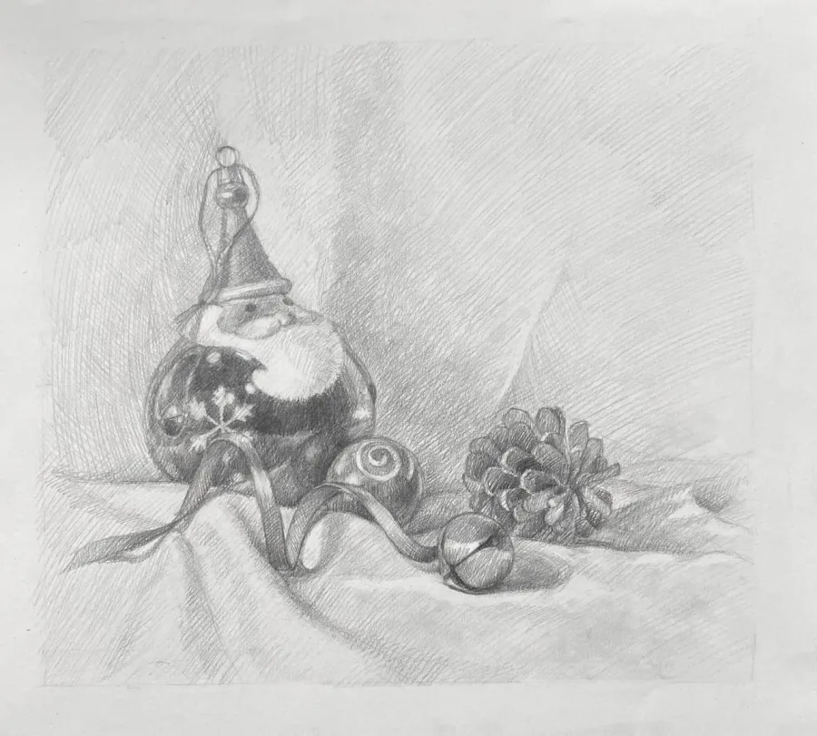 Graphite on paper, 2022