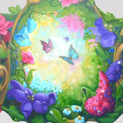 Painting for wall decal