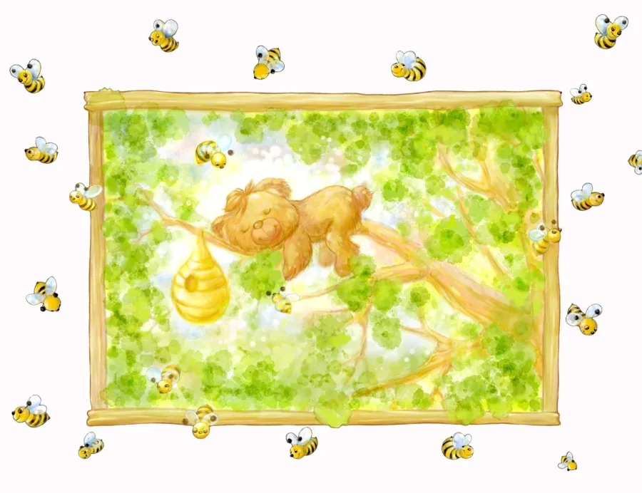 Digital drawing for wall decal